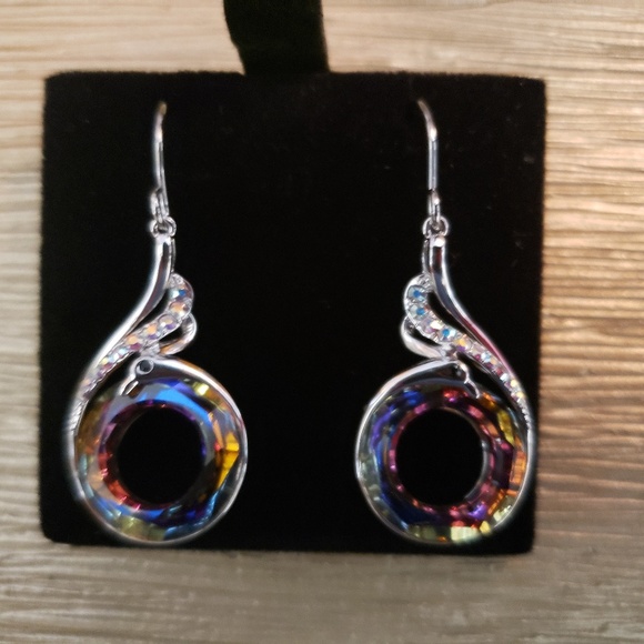 Kate Lynn Nirvana of Phoenix Swarovski Earrings - Picture 3 of 7